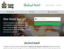 Tablet Screenshot of halalwijzer.nl